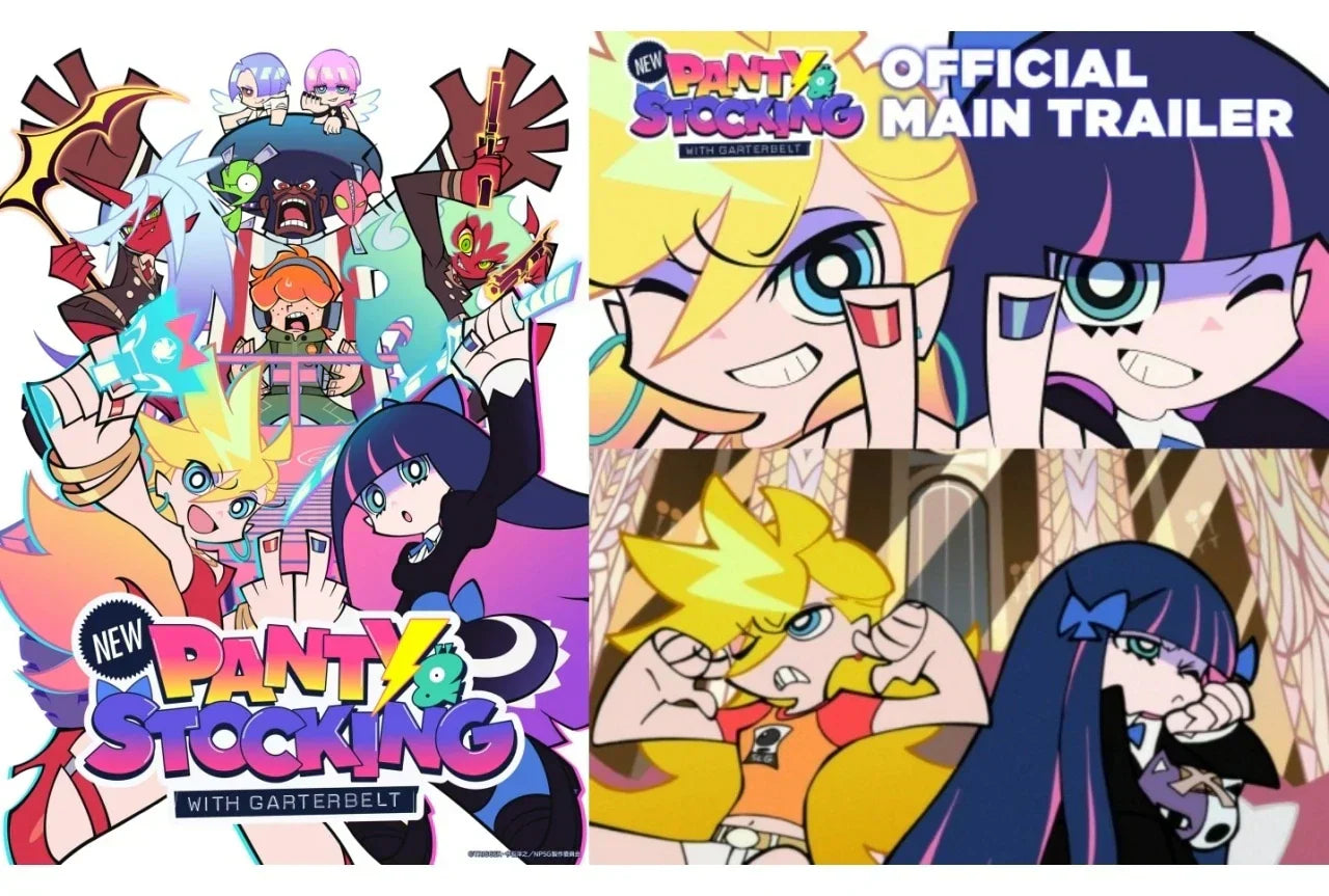 "New PANTY & STOCKING with GARTERBELT" Drops July 10! Main Trailer, Key Visual, and Ep. 23–24 Refresher Unveiled