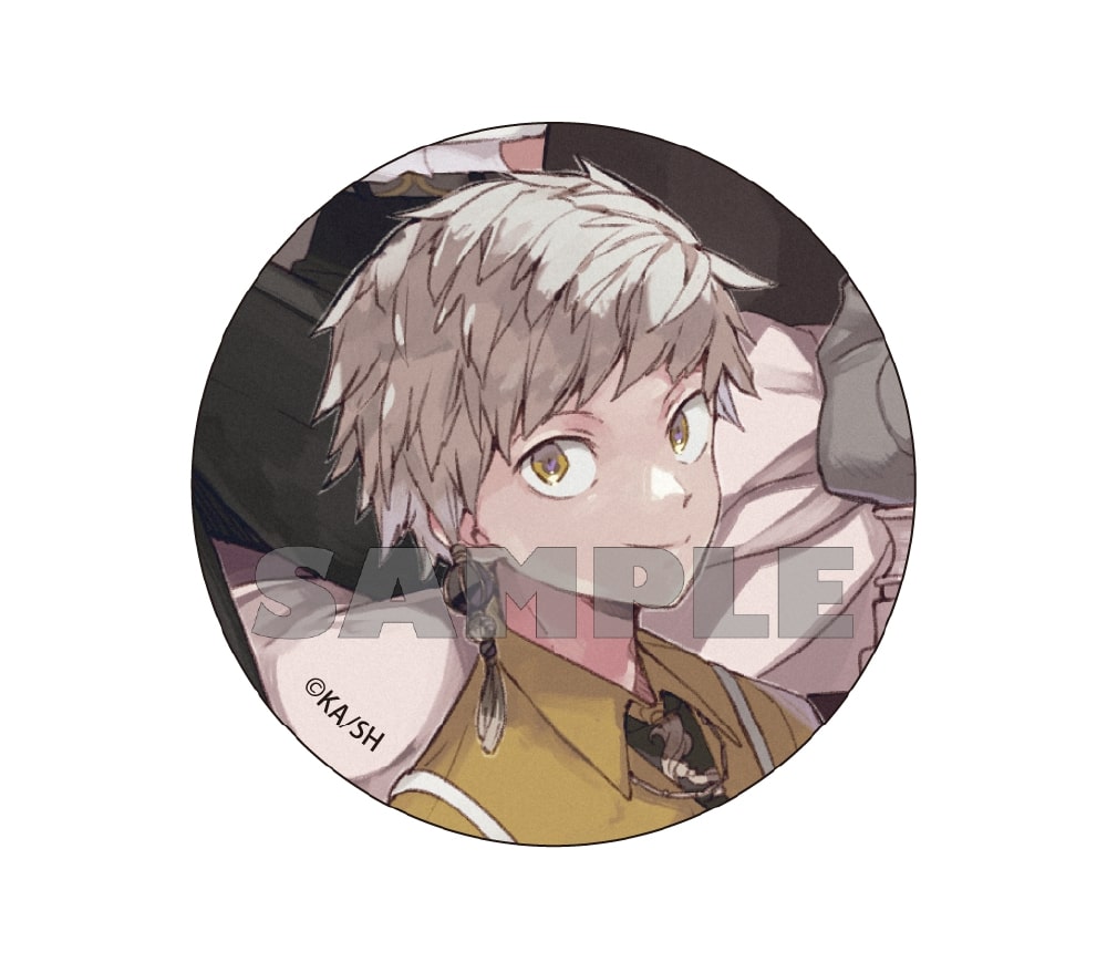 (Goods - Badge) 【Resale】文豪ストレイドッグス Sango Harukawa Illustration Tin Badge - Nakajima Atsushi