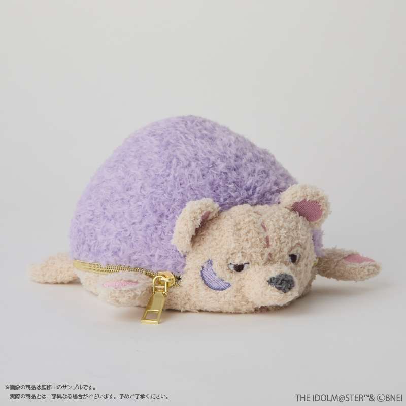 (Goods - Pouch) Gakuen Idolmaster - Misuzu Hataya Hedgehog Fluffy Plush Pouch
