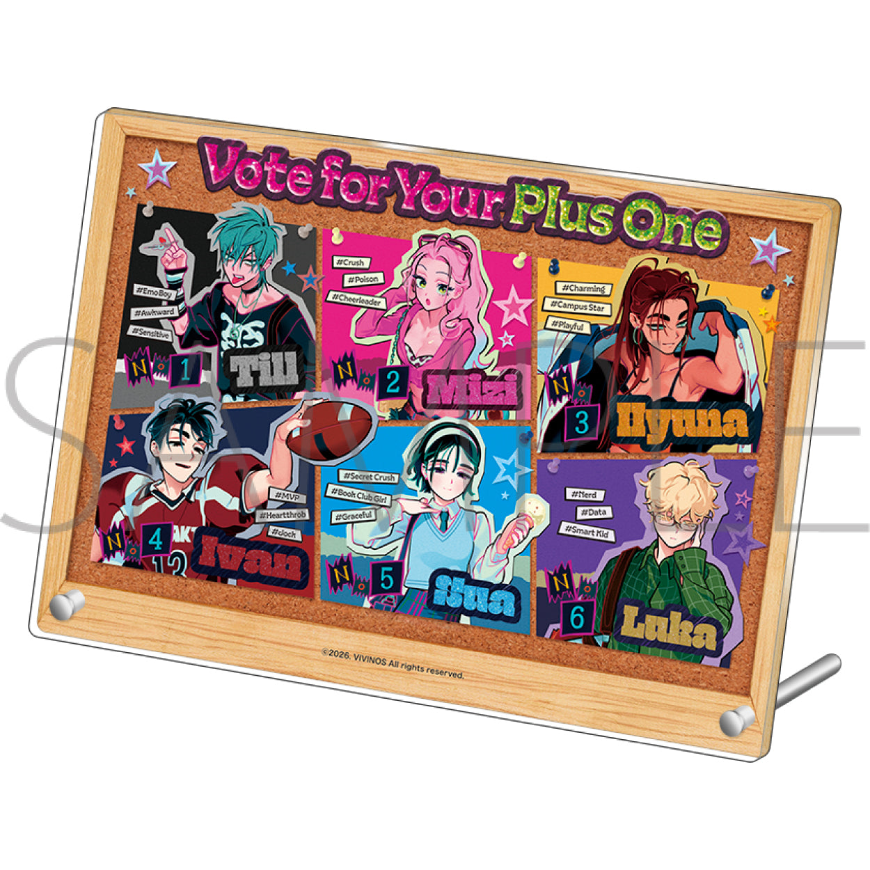 (Goods - Ornament) ALIEN STAGE Acrylic Panel / Find your Plus One!