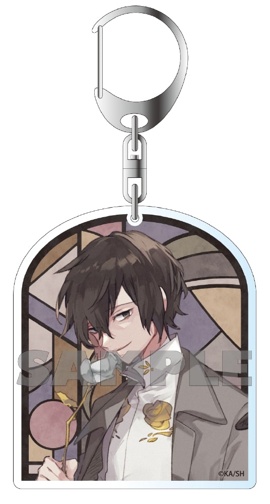 (Goods - Keychain) 【Resale】文豪ストレイドッグス Sango Harukawa Illustration Acrylic Keychain - Dazai Osamu