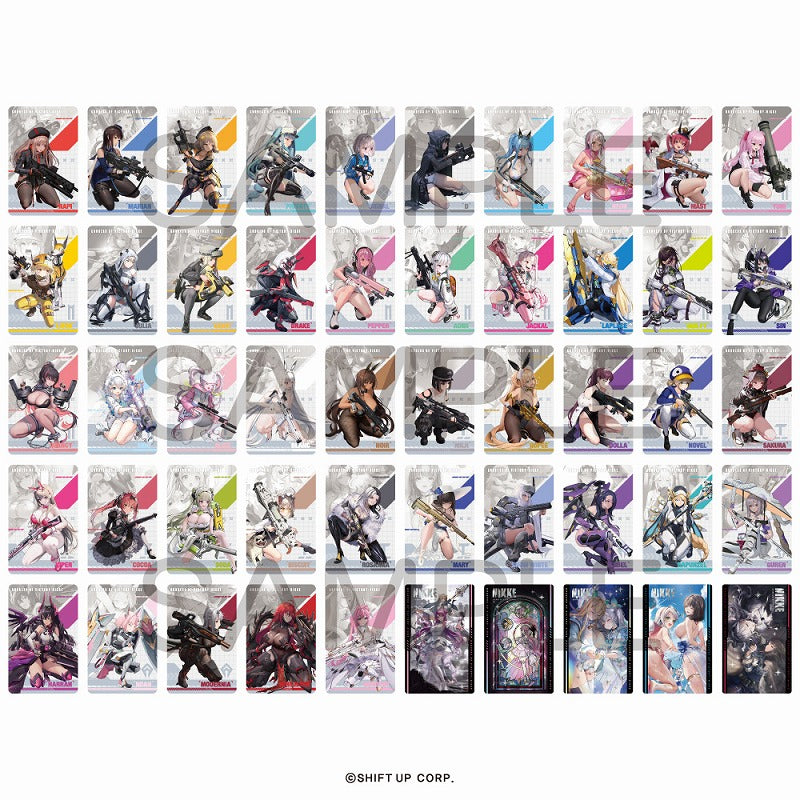 (1BOX=10)(Goods - Card) GODDESS OF VICTORY: NIKKE Gun Girl Metallic Card Collection