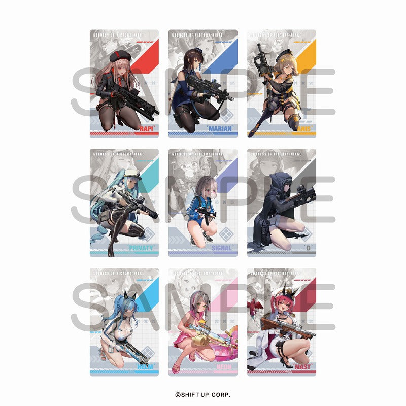 (1BOX=10)(Goods - Card) GODDESS OF VICTORY: NIKKE Gun Girl Metallic Card Collection