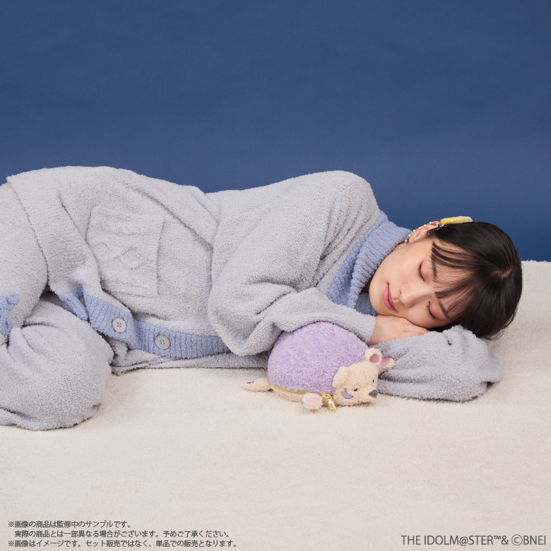 (Goods - Pouch) Gakuen Idolmaster - Misuzu Hataya Hedgehog Fluffy Plush Pouch