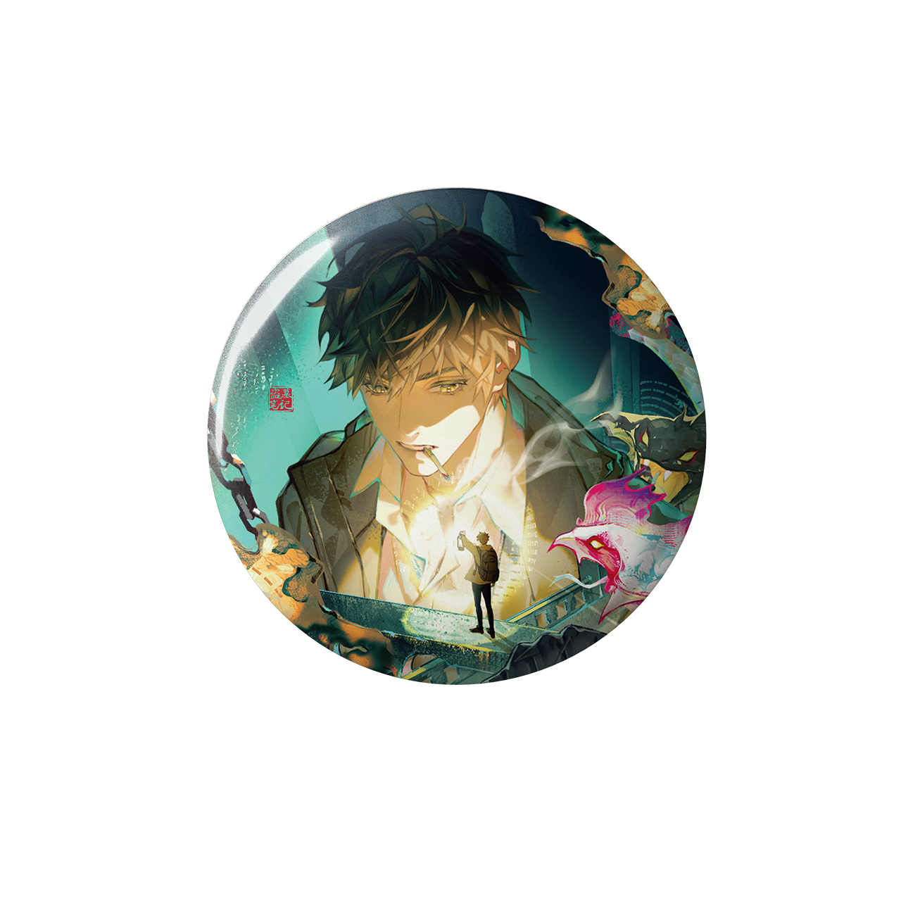 (Goods - Badge) The Lost Tomb (Daomu Biji) Wu Xie Birthday Series 2026 Yu Jin Button Badge