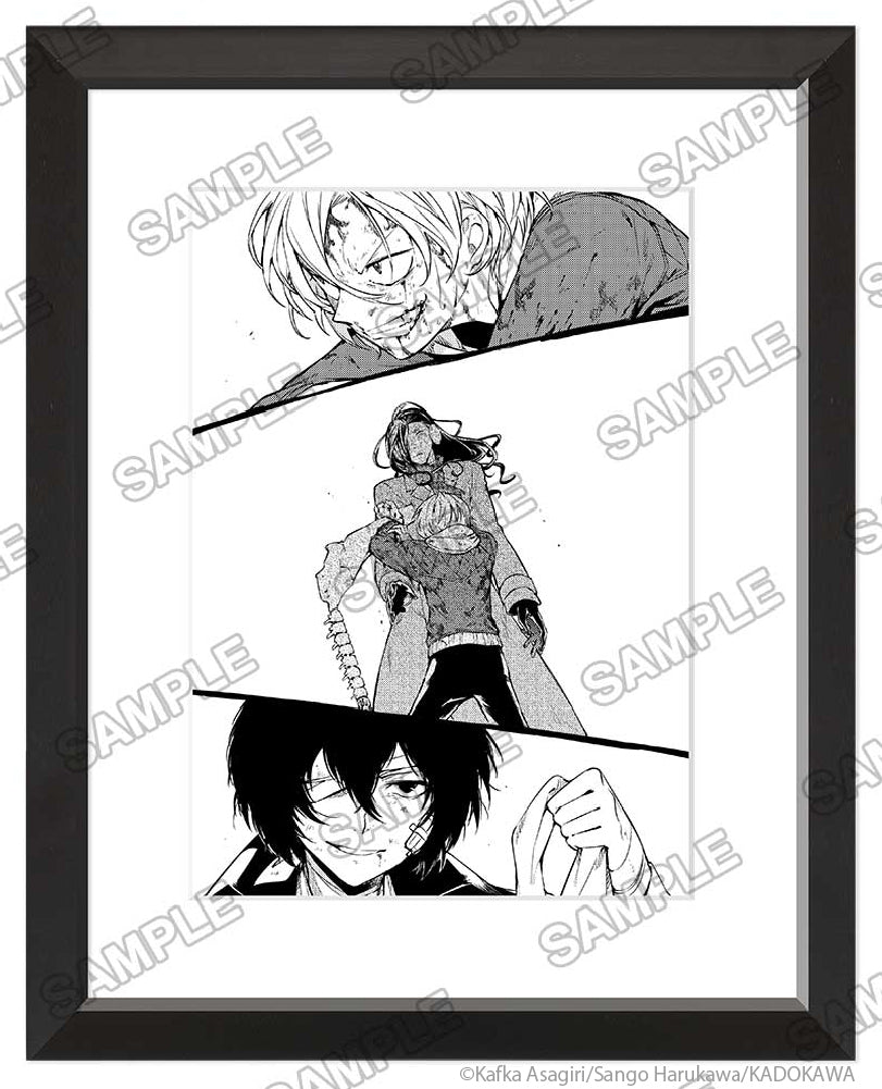 (Goods - Board) Bungo Stray Dogs: Dazai, Chuya, Age Fifteen Black and White Chara Fine Graph