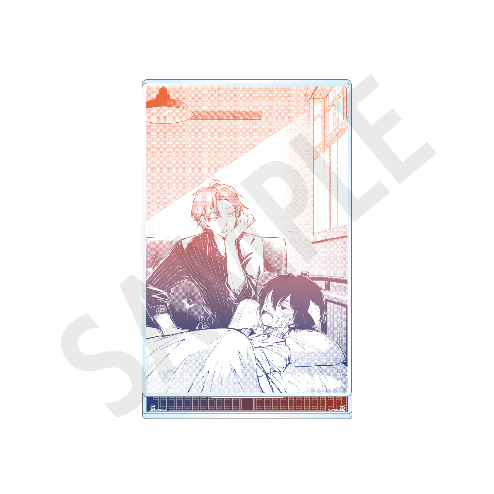 (Goods - Acrylic Stand) 文豪ストレイドッグス - The Day I Picked Up Dazai Acrylic Stand - Dazai Osamu & Oda Sakunosuke