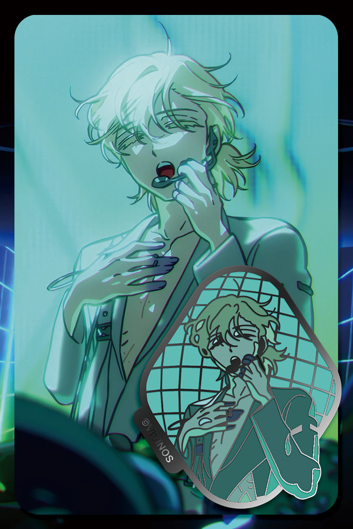 (Goods - Set) ALIEN STAGE Bunny Stage Metal Badge & Photo Card Set (LUKA.ver)