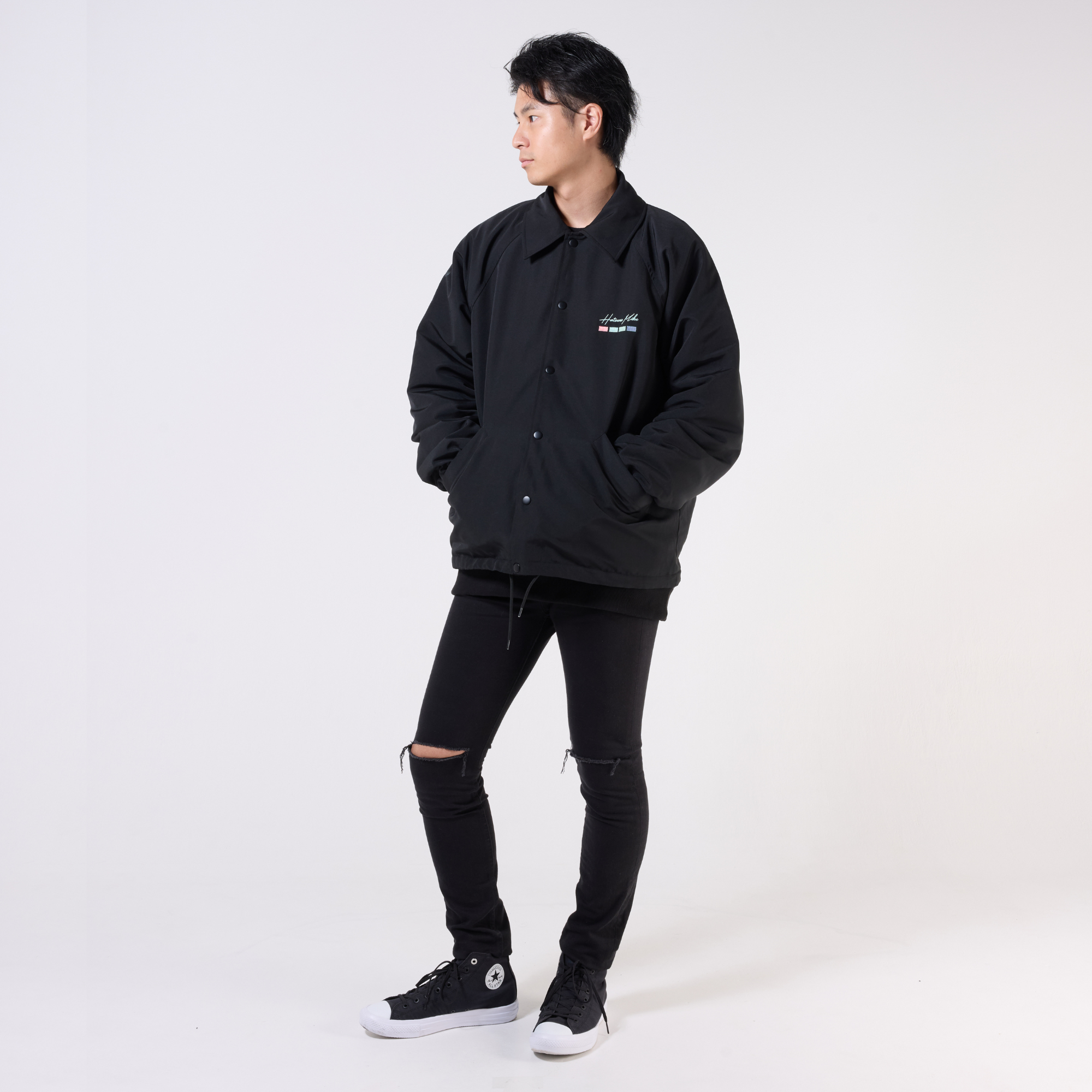 (Goods - Outerwear) Hatsune Miku Faux Fur Lined Coach Jacket