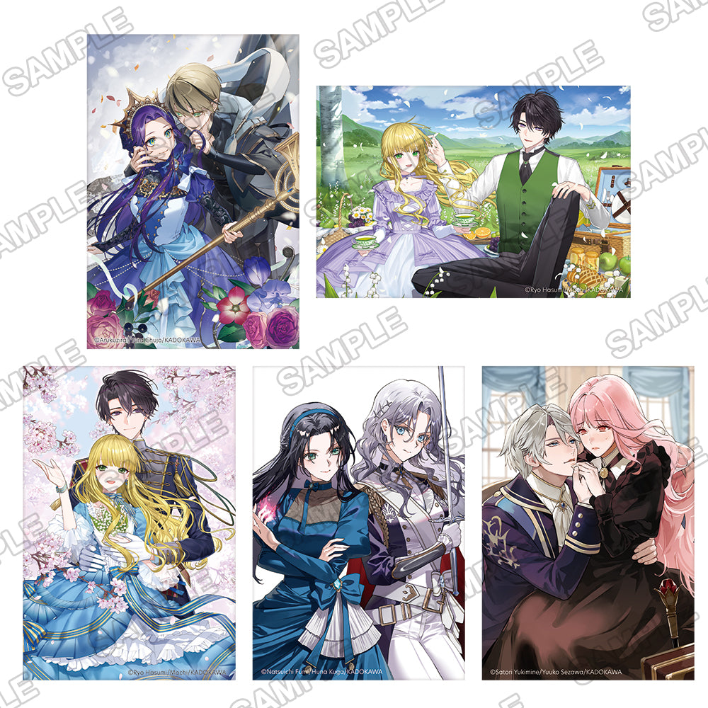 (Goods - Postcard) Kadokawa Beans Bunko 24th Anniversary Celebration Postcard Set 24 Hours of Sweet Lovers Noon Ver.