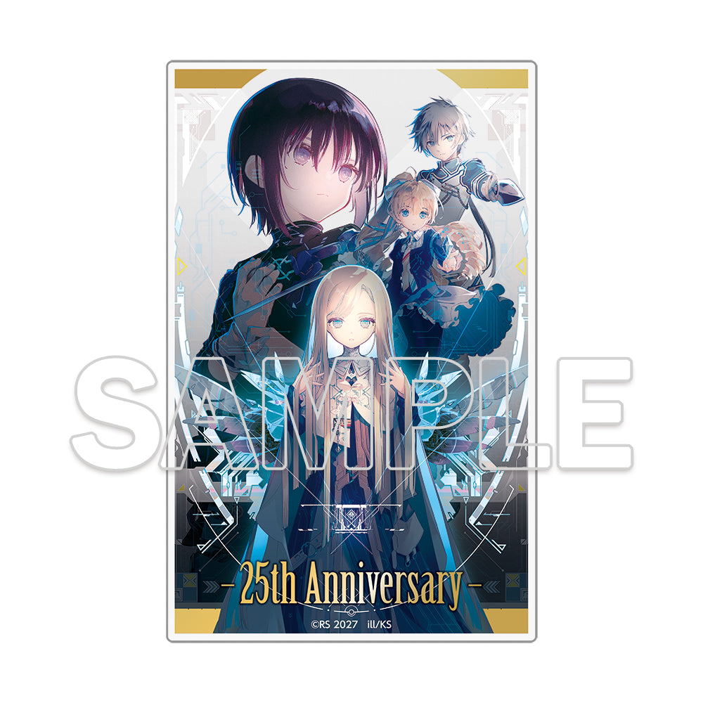(Goods - Ornament) Wizard's Brain 25th Anniversary Foil-stamped Acrylic Plate