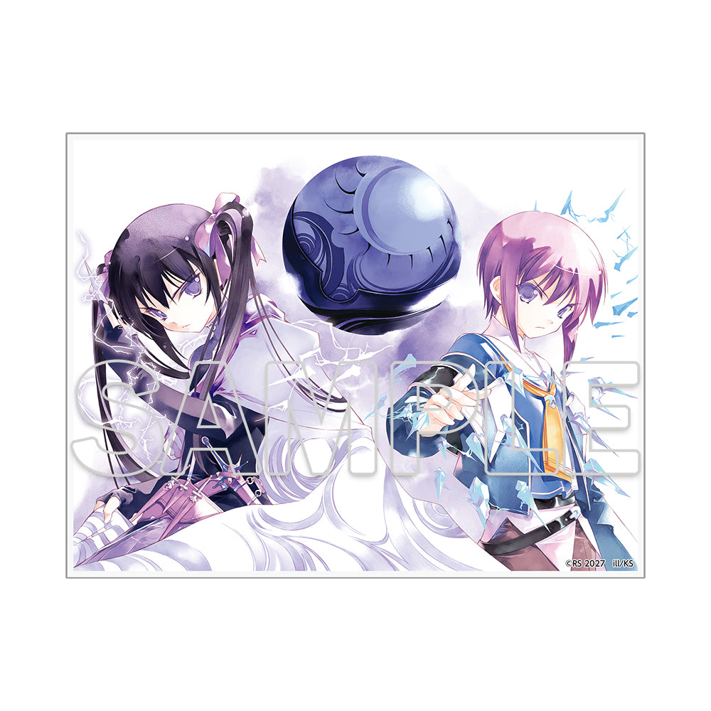 (Goods - Acrylic Stand) Wizard's Brain 25th Anniversary Acrylic Block - Ren Amagi & Sakura