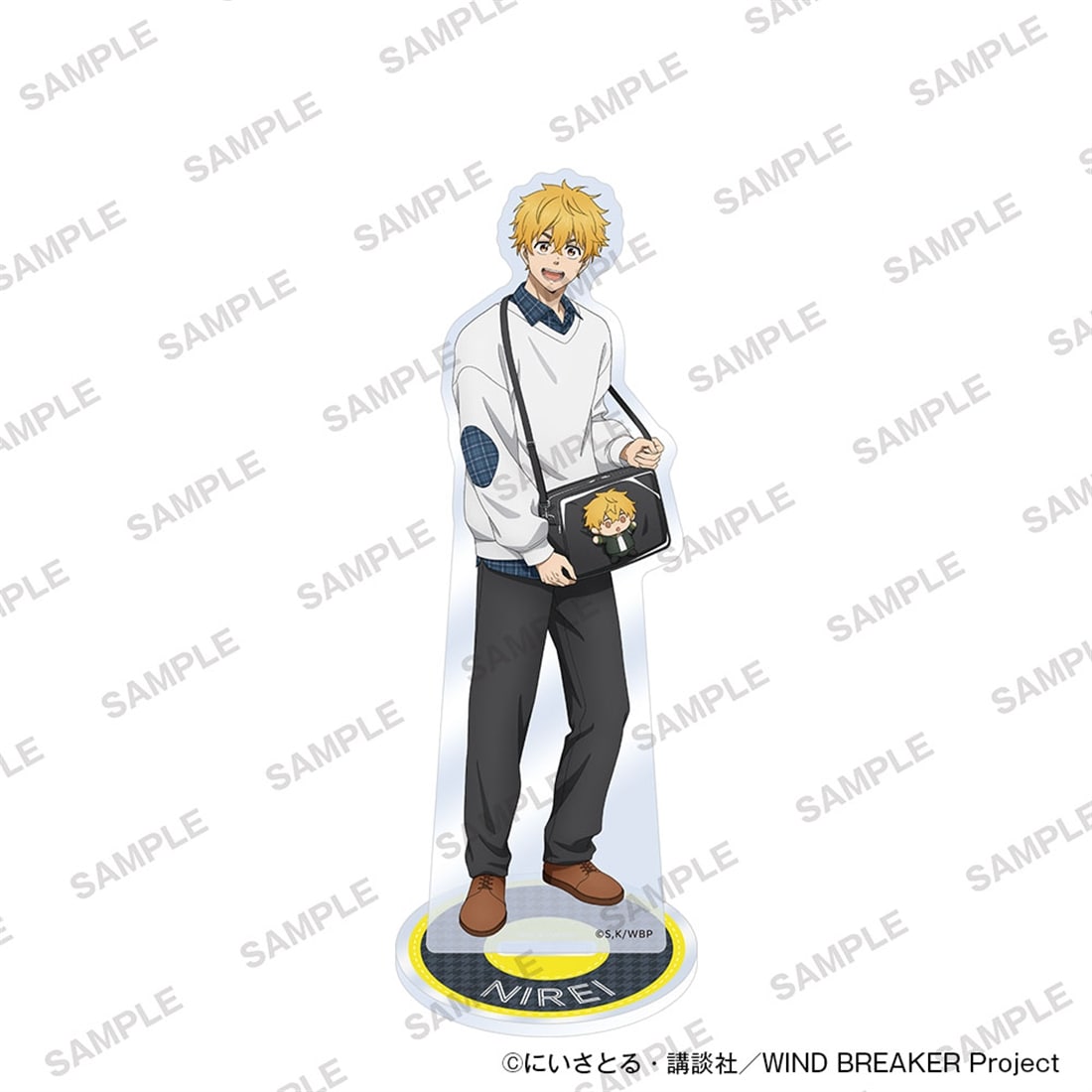 (Goods - Acrylic Stand) TV Anime WIND BREAKER Acrylic Stand Together with Plushies Ver. - Akihiko Nirei