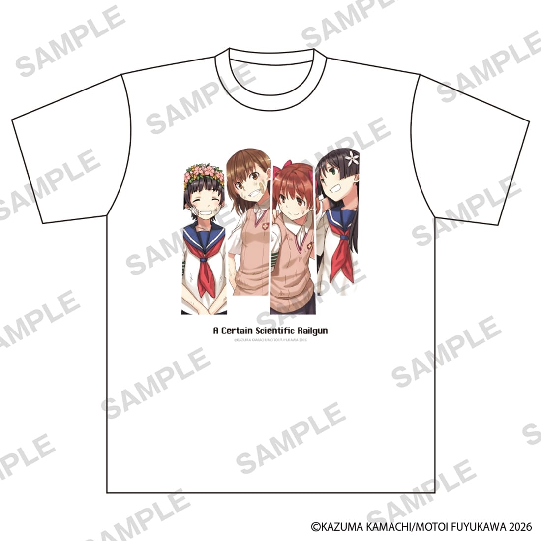 (Goods - Shirt) A Certain Scientific Railgun Comic Series T-Shirt White