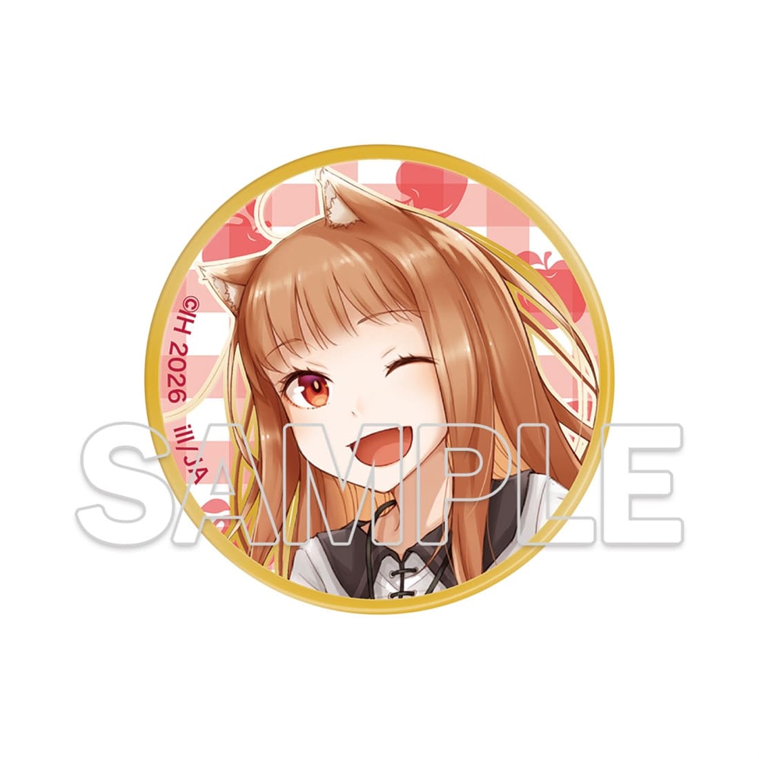 (Goods - Medal) Spice and Wolf Light Novel Series 20th Anniversary Medal - Going Out Ver.