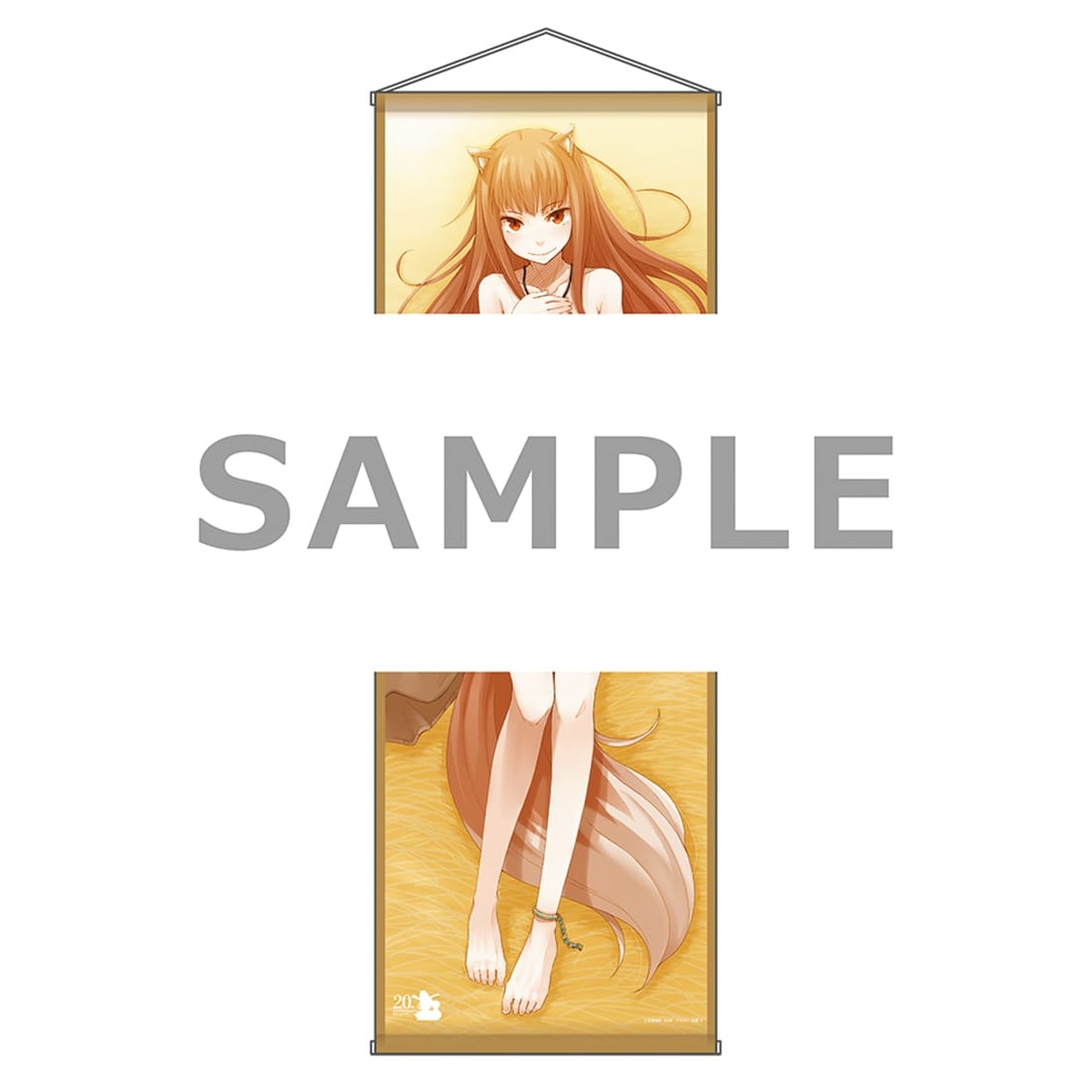 (Goods - Tapestry) Spice and Wolf Light Novel Series 20th Anniversary Big Tapestry - Body Pillow B Ver.