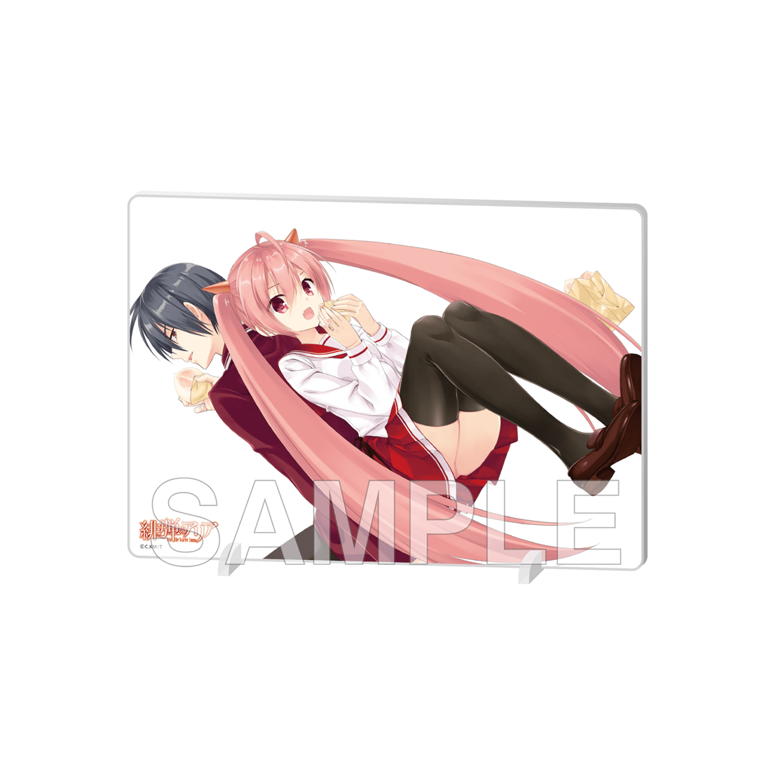 (Goods - Acrylic Stand) Aria the Scarlet Ammo Acrylic Panel - Anime Adaptation 15th Anniversary Ver. - Kinji & Aria