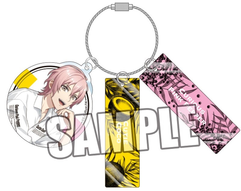 (Goods - Keychain) Uta no Prince-sama 3-Part Acrylic Keychain Fragrance Pairing Ver. - Nagi Mikado