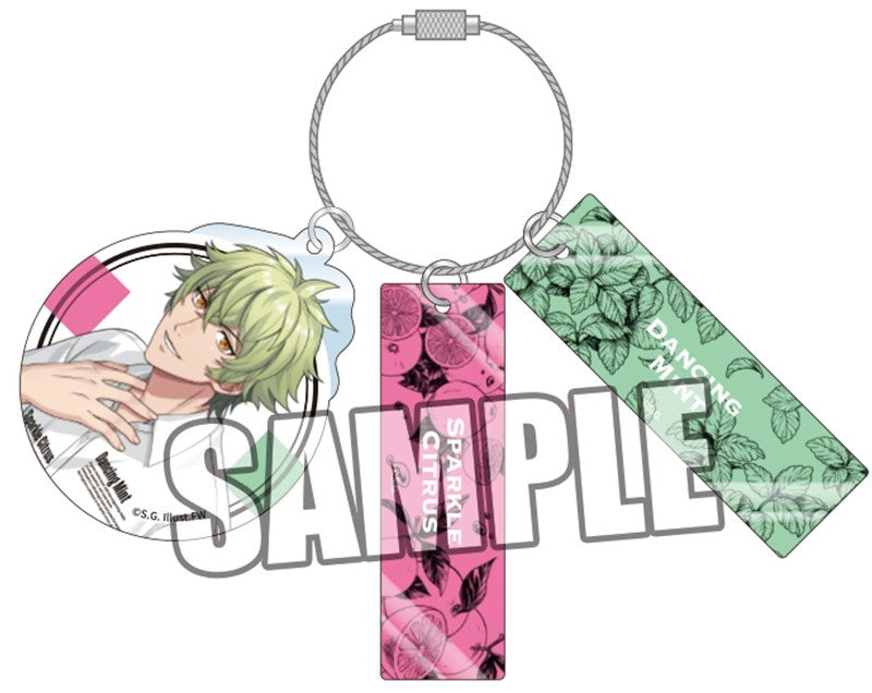 (Goods - Keychain) Uta no Prince-sama 3-Part Acrylic Keychain Fragrance Pairing Ver. - Yamato Hyuga