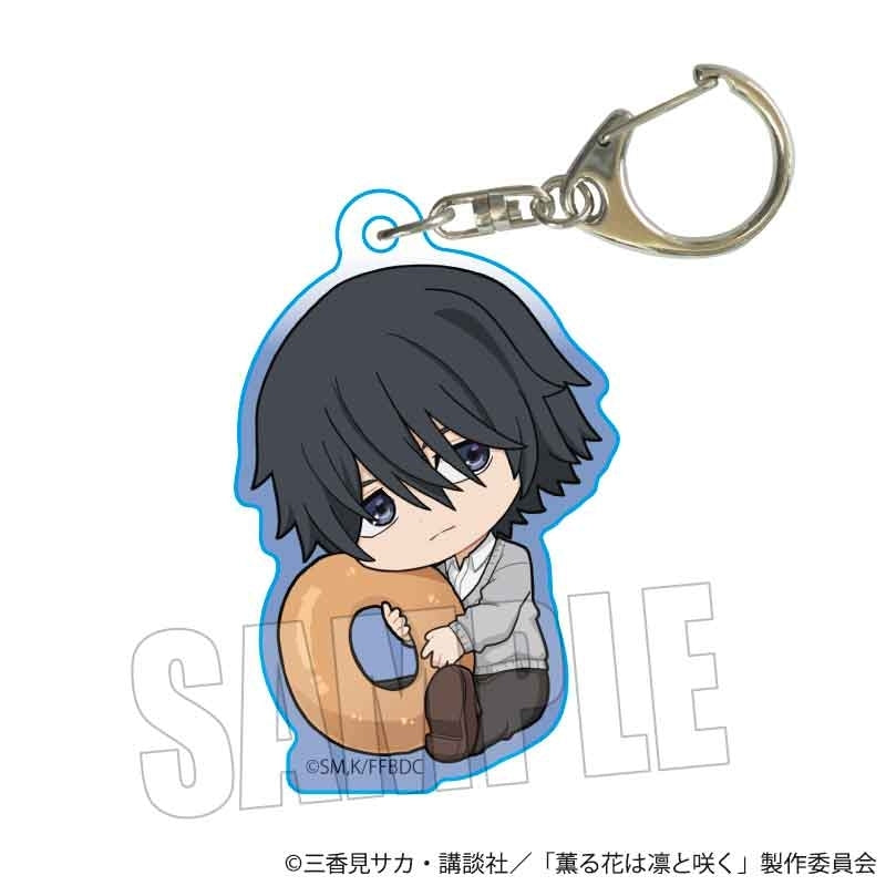 (Goods - Keychain) TV Anime - The Fragrant Flower Blooms with Dignity Gyugyutto Acrylic Keychain Saku Natsusawa