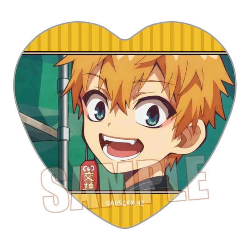 (Goods - Badge) After School Hanako-kun Memories Heart Button Badge Part 2 Kou Minamoto