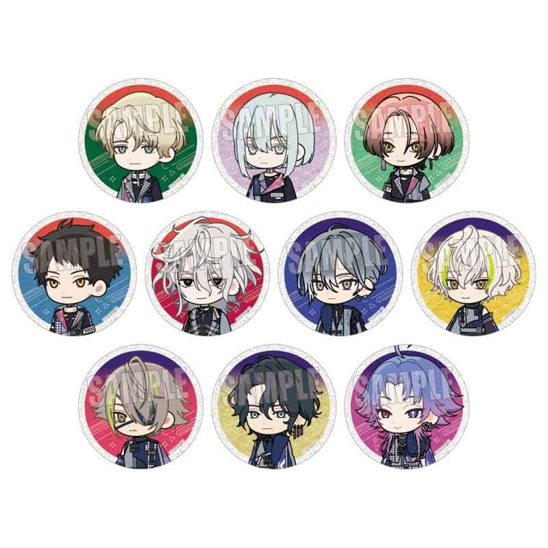 (1BOX=10)(Goods - Badge) 18TRIP Trading GlitterButton Badge Part6 Evening Troupe & Night Troupe
