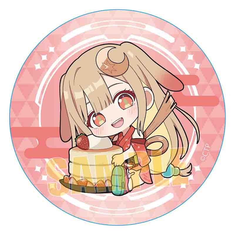 (1BOX=6)(Goods - Badge) Cosmic Princess Kaguya! Trading Button Badge Gyugyutto