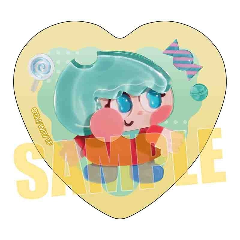 (1BOX=5)(Goods - Badge) Candy Caries Trading Heart Button Badge