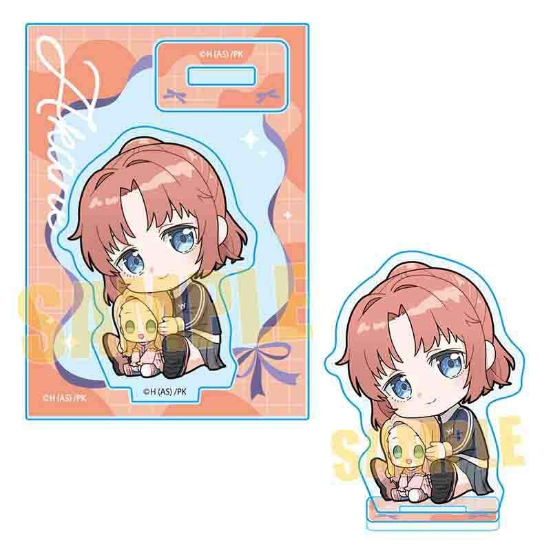 (Goods - Stand Pop) TV Anime Botan Kamiina Fully Blossons When Drunk Gyugyutto Hug Mini Stand Akane Yusa
