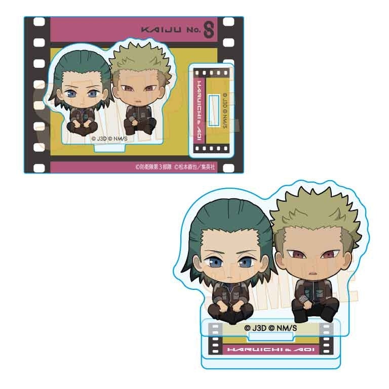 (Goods - Stand Pop) Kaiju No. 8 Petit Memo! Mini Stand Haruichi Izumo & Aoi Kaguragi