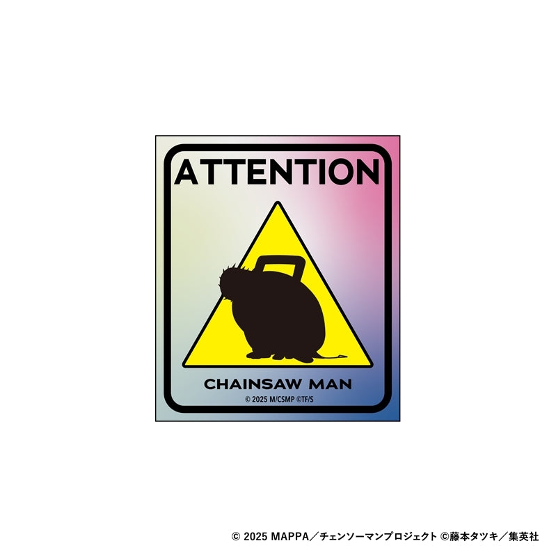 (Goods - Sticker) Chainsaw Man – The Movie: Reze Arc Attention Motif Sticker Pochita