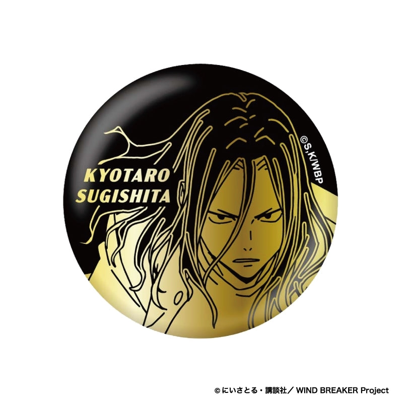 (Goods - Badge) WIND BREAKER Foil Stamped Button Badge Kyotaro Sugishita