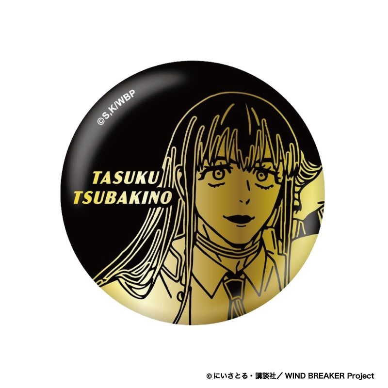 (Goods - Badge) WIND BREAKER Foil Stamped Button Badge Tasuku Tsubakino