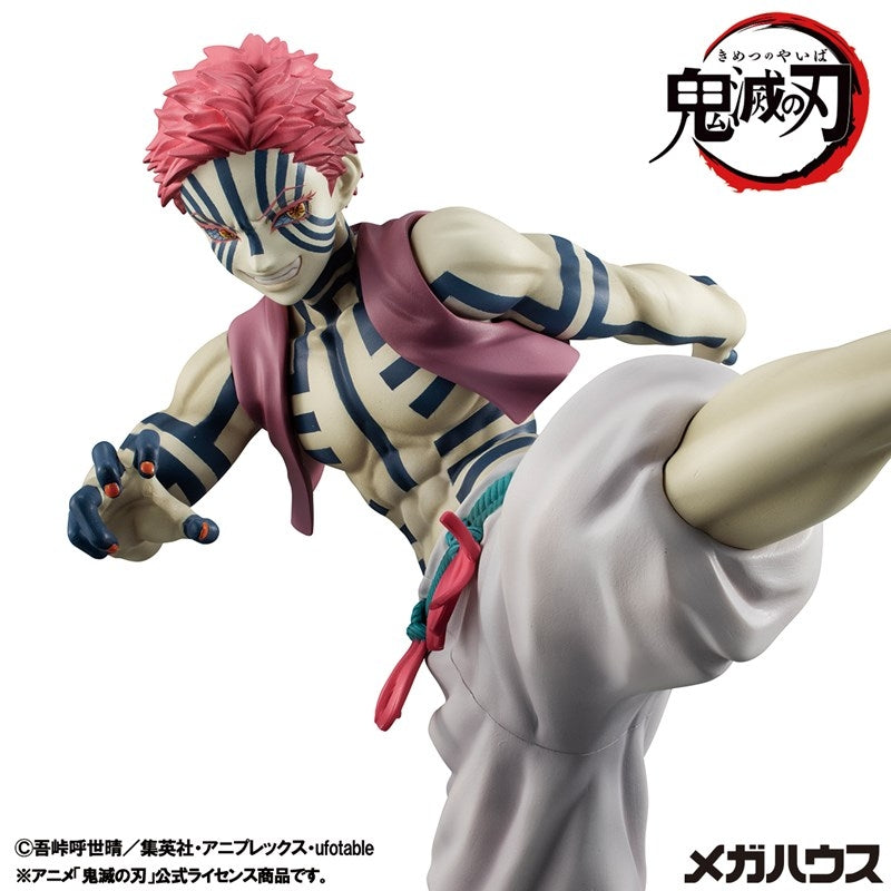 (Figure) Demon Slayer: Kimetsu no Yaiba Upper Rank 3 Akaza G.E.M. Series Complete Figure (Re-release)