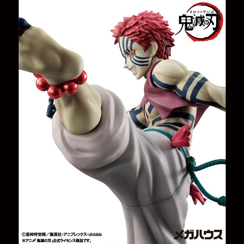 (Figure) Demon Slayer: Kimetsu no Yaiba Upper Rank 3 Akaza G.E.M. Series Complete Figure (Re-release)
