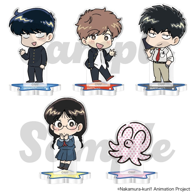 (1BOX=5)(Goods - Acrylic Stand) TV Anime Go for It, Nakamura! Trading Mini Acrylic Stand 5 Types Total