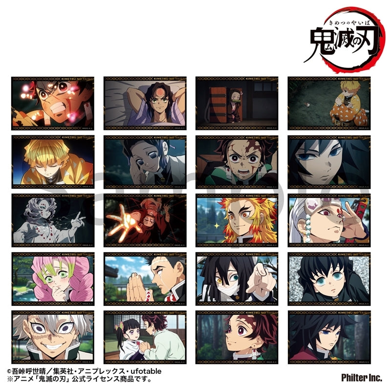 (1BOX=10)(Goods - Bromide) Demon Slayer: Kimetsu no Yaiba Anime Trading Mini Bromide Unwavering Resolve Arc 20 Types Total Vol. 2