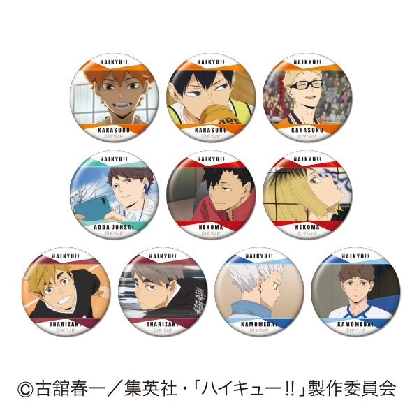 (1BOX=10)(Goods - Badge) Haikyu!! Memory CAN Badge