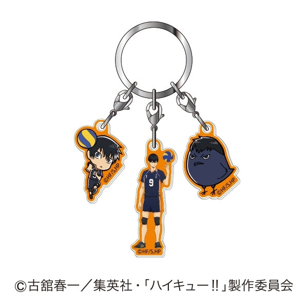 (Goods - Key Chain) Haikyu!! 3 Piece Acrylic Key Chain 02 Tobio Kageyama