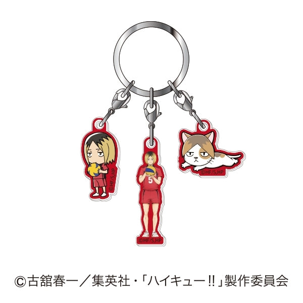 (Goods - Key Chain) Haikyu!! 3 Piece Acrylic Key Chain 05 Kenma Kozume