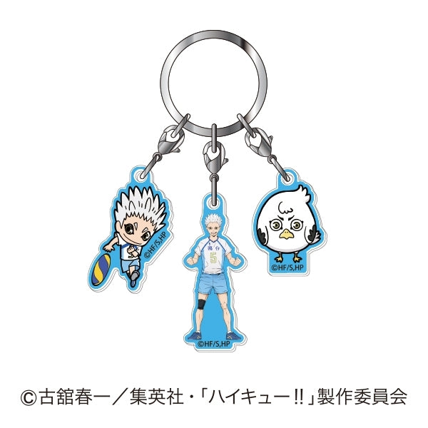 (Goods - Key Chain) Haikyu!! 3 Piece Acrylic Key Chain 08 Korai Hoshiumi