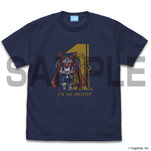 (Goods - Shirt) Uma Musume Pretty Derby Daiwa Scarlet: I'M THE GREATEST! T-Shirt - INDIGO