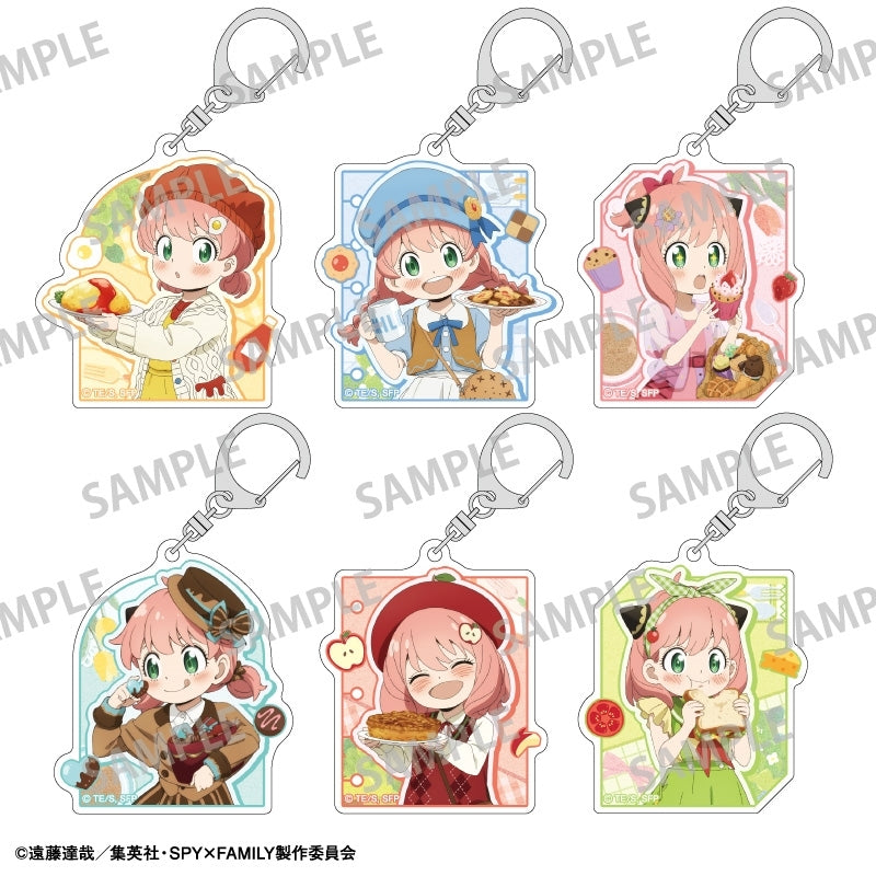 (1BOX=6)(Goods - Keychain) SPY x FAMILY Trading Acrylic Keychain/Food
