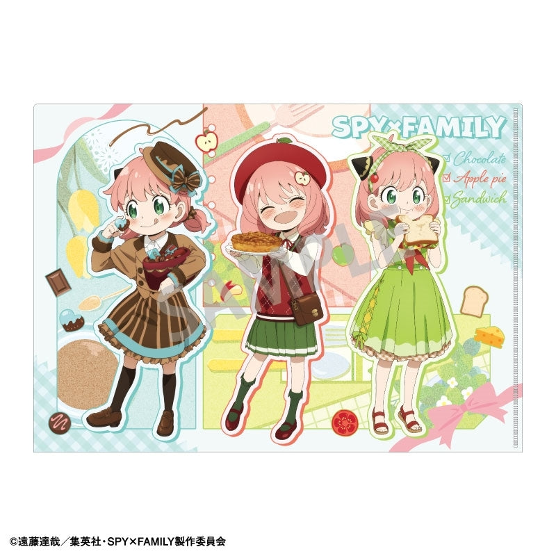 (Goods - Clear File) SPY x FAMILY A4 Single Clear File B/Food