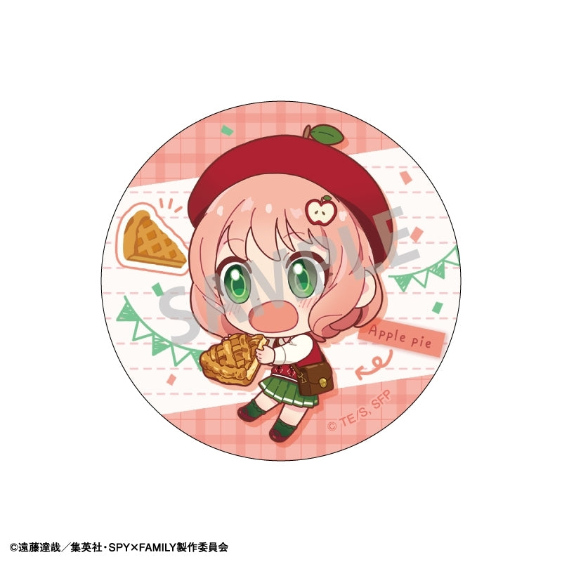 (1BOX=6)(Goods - Badge) SPY x FAMILY Trading Button Badge/Food Exclusive Art