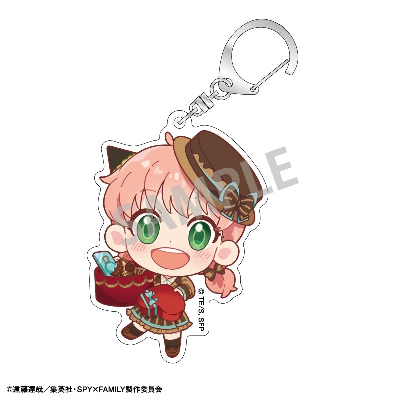 (1BOX=6)(Goods - Keychain) SPY x FAMILY Trading Acrylic Keychain/Food Exclusive Art