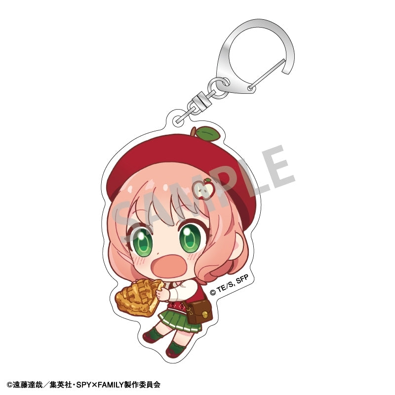 (1BOX=6)(Goods - Keychain) SPY x FAMILY Trading Acrylic Keychain/Food Exclusive Art