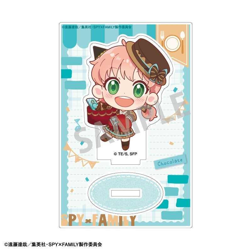(Goods - Acrylic Stand) SPY x FAMILY Mini Acrylic Stand Chocolate/Food Exclusive Art