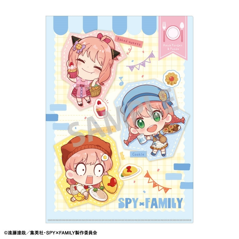 (Goods - Clear File) SPY x FAMILY A4 Single Clear File A/Food Exclusive Art