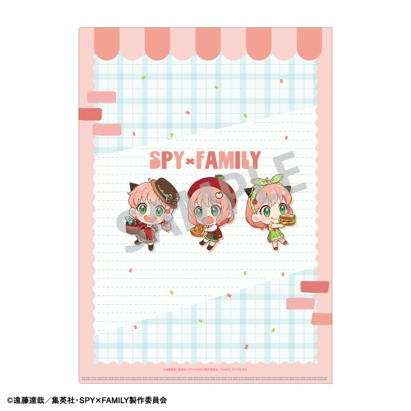 (Goods - Clear File) SPY x FAMILY A4 Single Clear File B/Food Exclusive Art